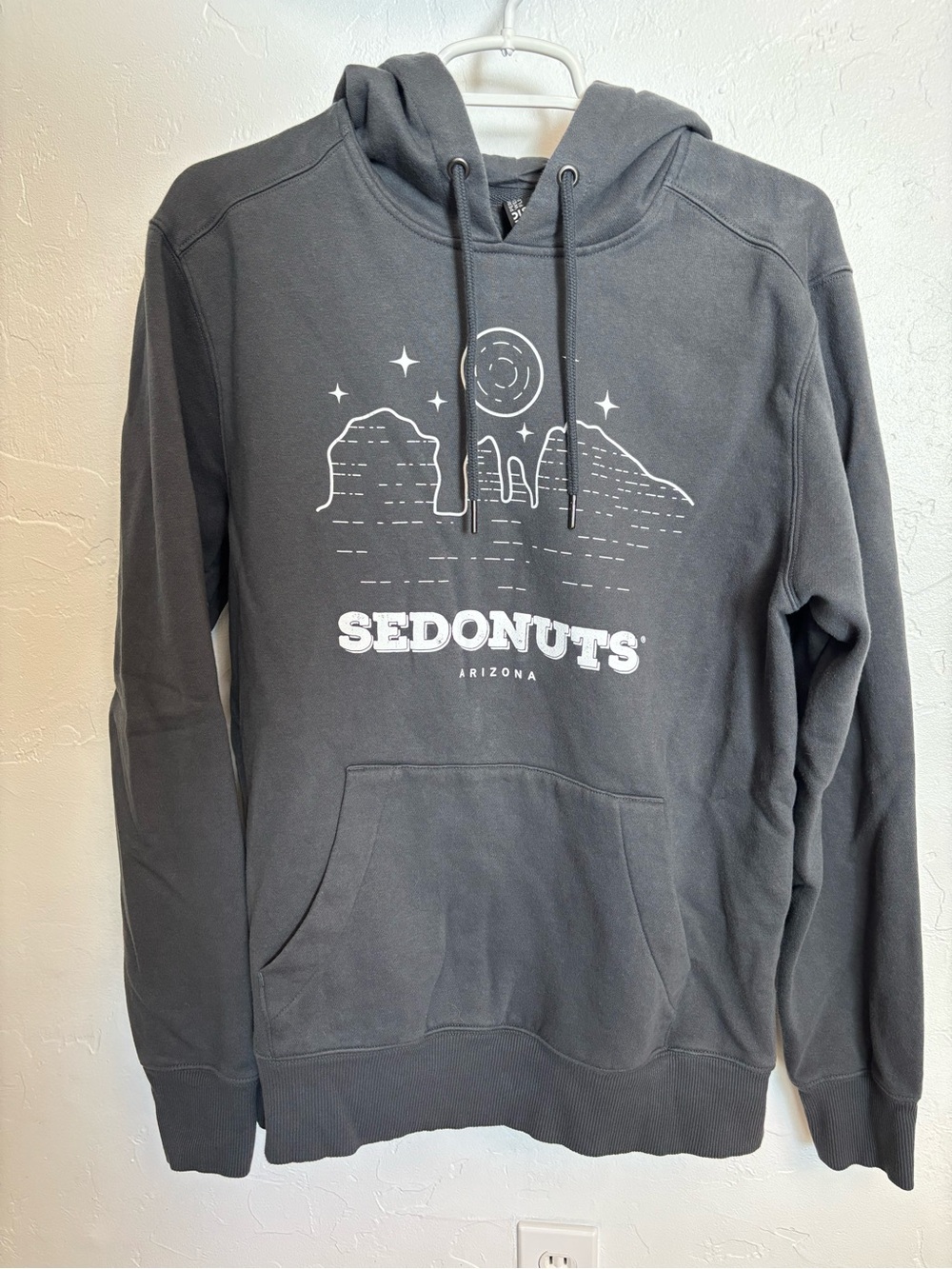 “Sedonuts” Sedona Arizona Men's Charcoal Graphic Hoodie Large